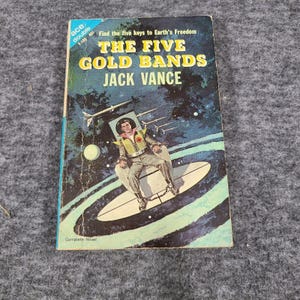 Ace Double The Five Gold Bands The Dragon Masters Jack Vance VTG PB 1962