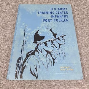 1964 US Army Training Center Yearbook Fort Polk LA Company 3d Bn 1st Regt