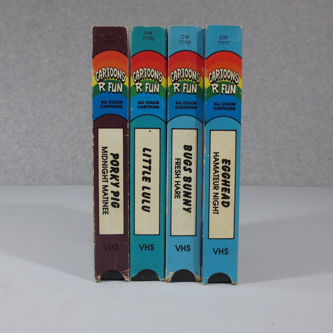 4 Cartoons R Fun VHS Egghead Bugs Bunny Little Lulu Porky Pig - Etsy