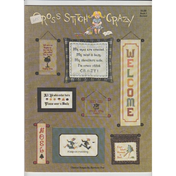 Cross Stitch Crazy Cross Stitch Pattern Booklet Harriette Tew Book 1