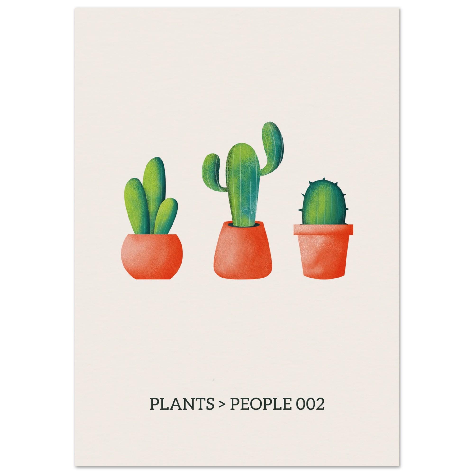Plantas > Personas Impresión 002 / Arte de pared