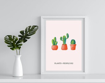 Plants > People Print 002 | Wall Art