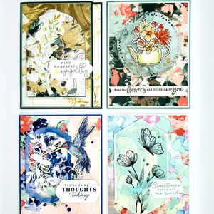 Fancy Flora Stampin' Up! Sympathy/Encouragement Gift Card Set