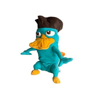Disney Phineas & Ferb Agent P Perry The Platypus Transforming Plush