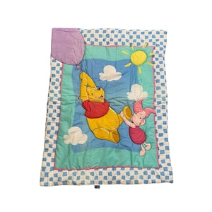 Winnie the pooh cheap baby blanket 90s