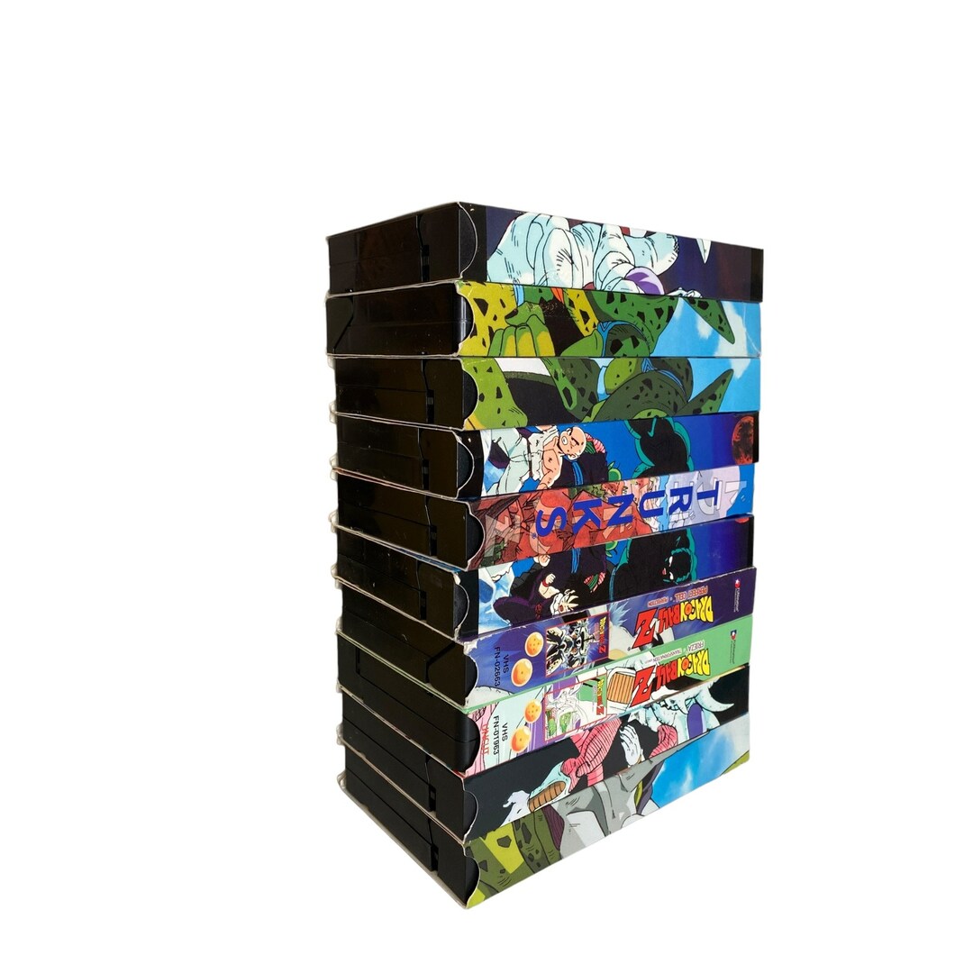 Vintage Anime Dragon Ball Z VHS Tapes Lot of 10 Etsy