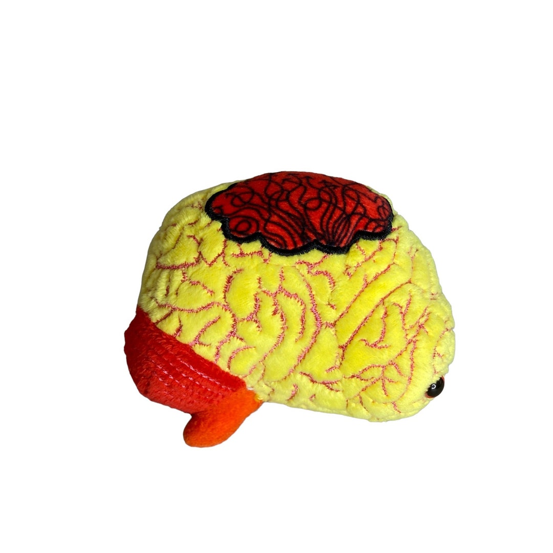 Giant Microbes Anxiety Plush Brain Mental Health Gag Gift 4.5 Etsy