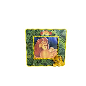Vintage 90s Disney Lion King Night Light Lamp Projection Simba Mufasa Jungle Design Plug-In