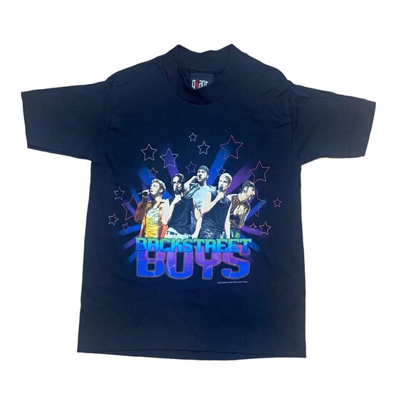 Backstreet Boys black&blue GIANT XL Tシャツ Backstreet Boys black&blue GIANT XL Tシャツ
