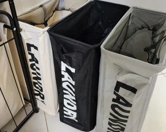 Laundry Basket Labelled ‘LAUNDRY’.