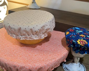 Waterproof Bowl Covers Sourdough Gift  handmade Christmas gift for mom  KitchenAid Bowl Cover Alternative to Plastic Wraps & Beeswax Wrap