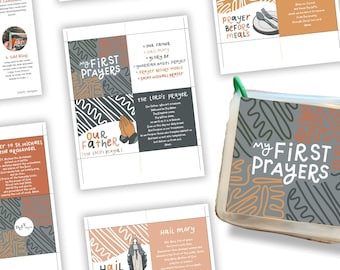 Mi primer libro de oraciones - IMPRIMIBLE - Descarga digital - Imprimible católico DIY