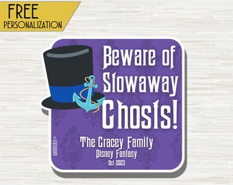 Stowaway Ghosts - Personalized Cruise Door Magnet