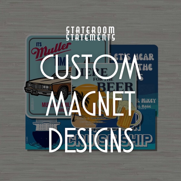 Custom Cruise Magnet Designs - Made-To-Order Cruise Door Magnet | Photo Cruise Door Magnet | Group Cruise Magnet