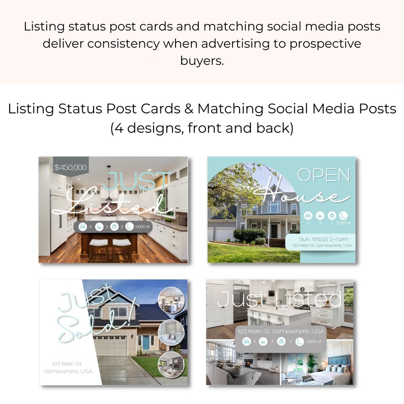 Real Estate Agent Branding Bundle Real Estate Marketing Etsy