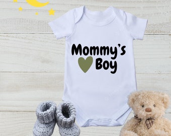 Baby Boy Onesie | Mommy's Boy Onesie | Digital Design | png | svg file | Newborn