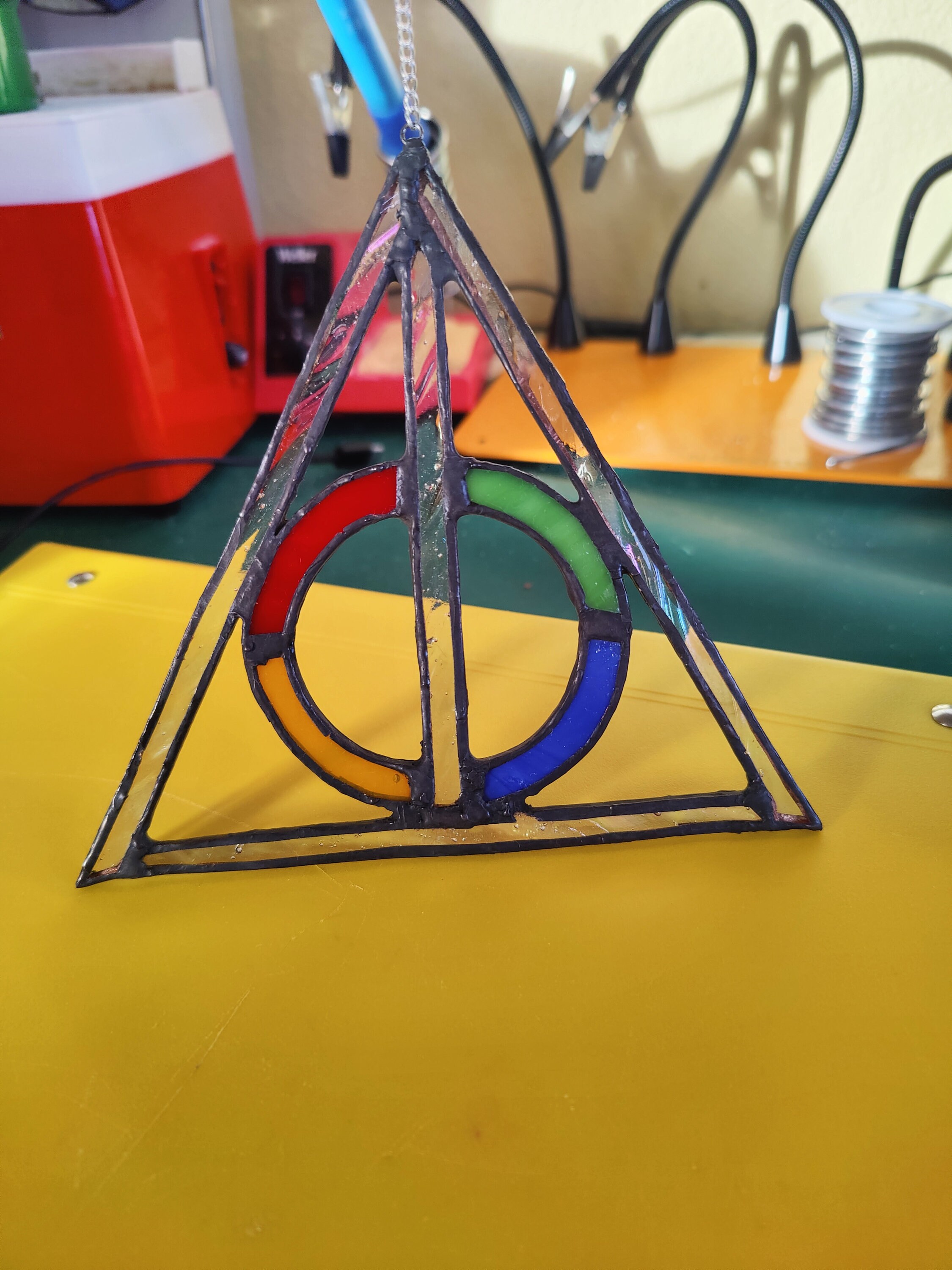 Deathly Hallows Harry Potter Suncatcher - Etsy