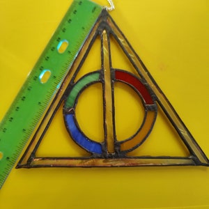 Deathly Hallows Harry Potter Suncatcher! - Etsy