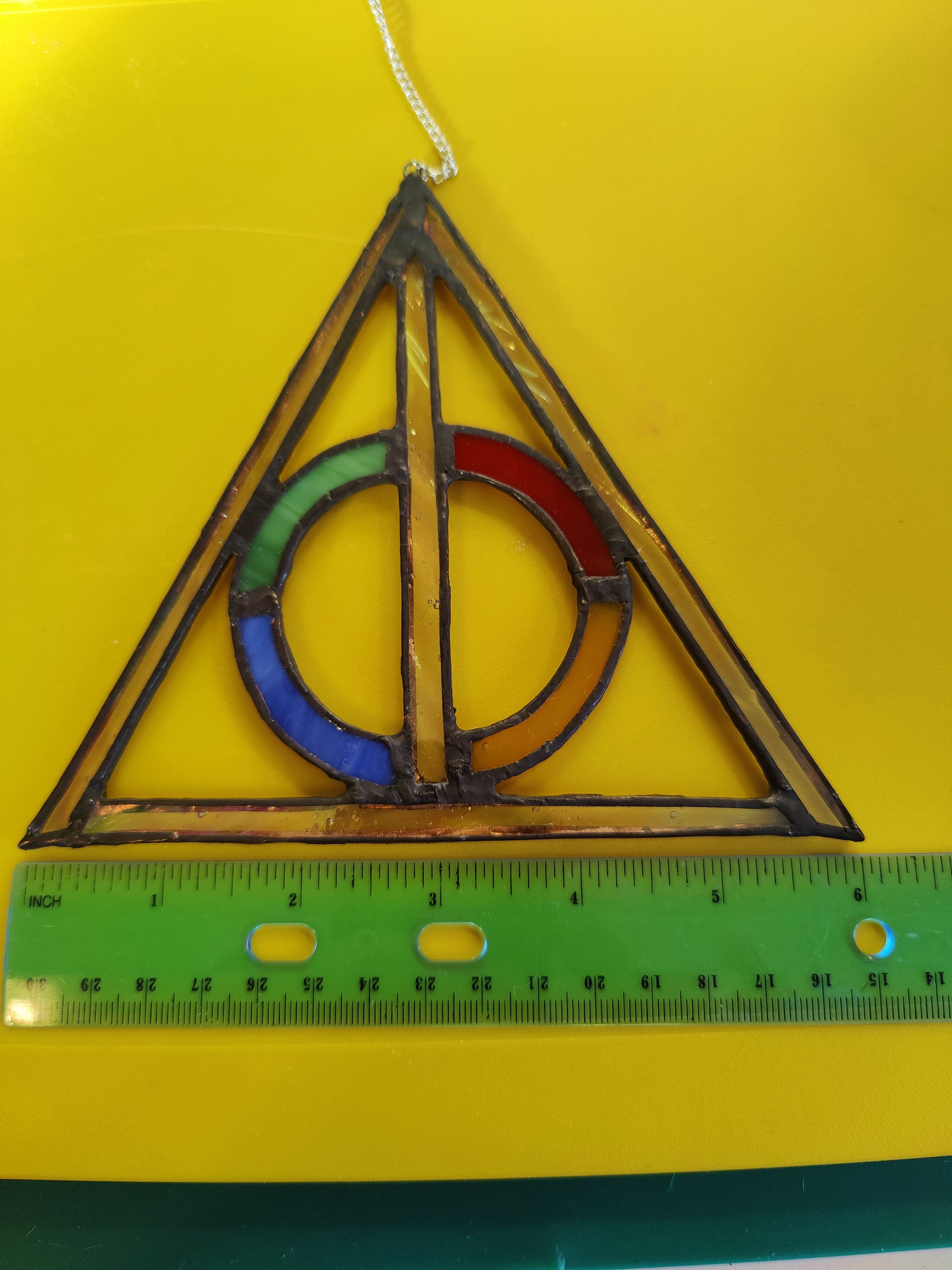 Deathly Hallows Harry Potter Suncatcher - Etsy