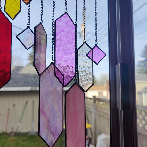 Stained Glass Wind Chimes Etsy