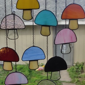 Mushroom Suncatcher