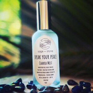 SPEAK YOUR PEACE  • Throat Chakra Mist