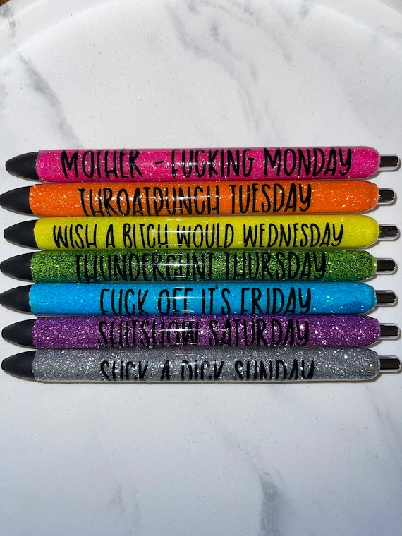 Day of the Week Pens 