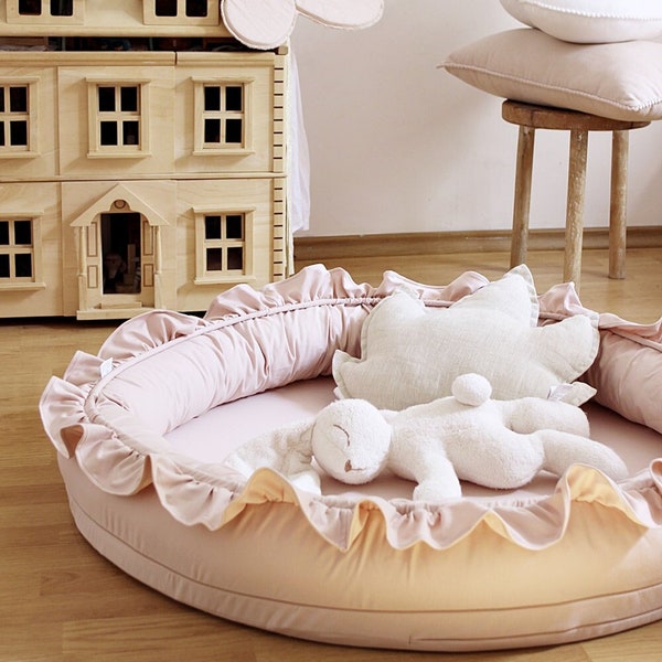 Cotton Floor Cushion | cotton floor pillow | cotton floor seat | round floor pillow