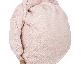 Turbante de baño adulto Rosa Polvo | accesorios para el cabello | accesorios de baño | turbante de baño
