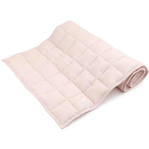 Couverture/ couvre-lit matelassé ENFANT 60x120 PN Rose poudré