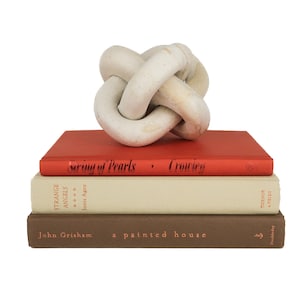 Bronze Cream Coffee Table Books - Decorative Book Stacks - Home Decor Books - Book Bundles - Office Shelf Decor - Staging Books