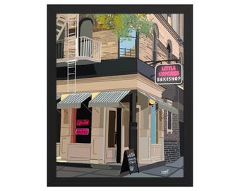 Favorite New York City Bakery/ Little Cupcake Bakery/ Nolita/ SoHo/ Storefront Artwork