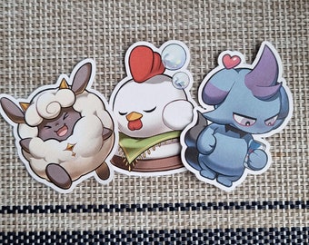 Palworld Sticker Chikipi | Lamball | Depresso