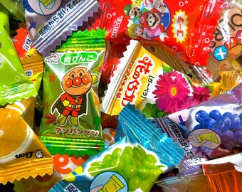Verschiedene asiatische Süßigkeiten Tüte | 100 Stück | japanisches koreanisches chinesisches afghanisches Bonbon | Bonbon-Mix | Verkauf zum Labor Day