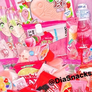 Pink/Colored Asian Snacks/ Exotic Snacks Mixed/Variety, Asian, Japanese, Korean, Worldwide, Taiwan, Ramen, Drinks, mochi Mother’s Day SALE