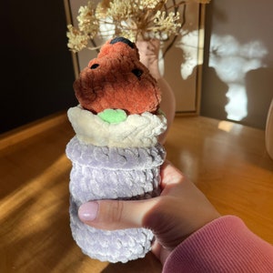 Bearrito Crochet Pattern | bear crochet pattern | burrito crochet pattern | no sew crochet pattern | amigurumi pattern
