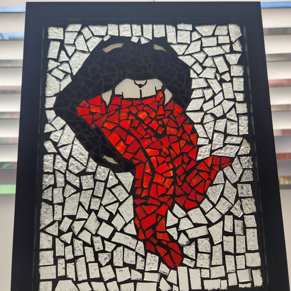 Split Tongue and Lips Mosaic