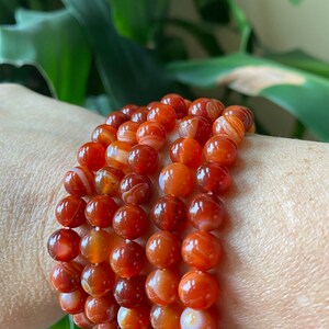 Carnelian Bracelet | 8mm