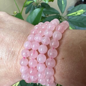 Rose Quartz Bracelet |8mm