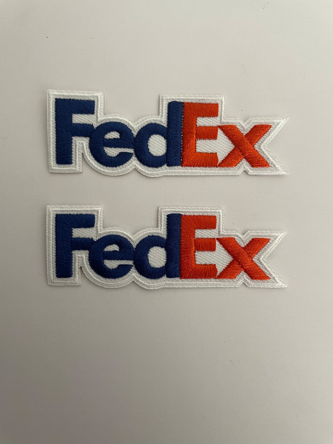 Fedex Shipping Embroidered Iron/sew on Patches NEW Set of 2 Etsy