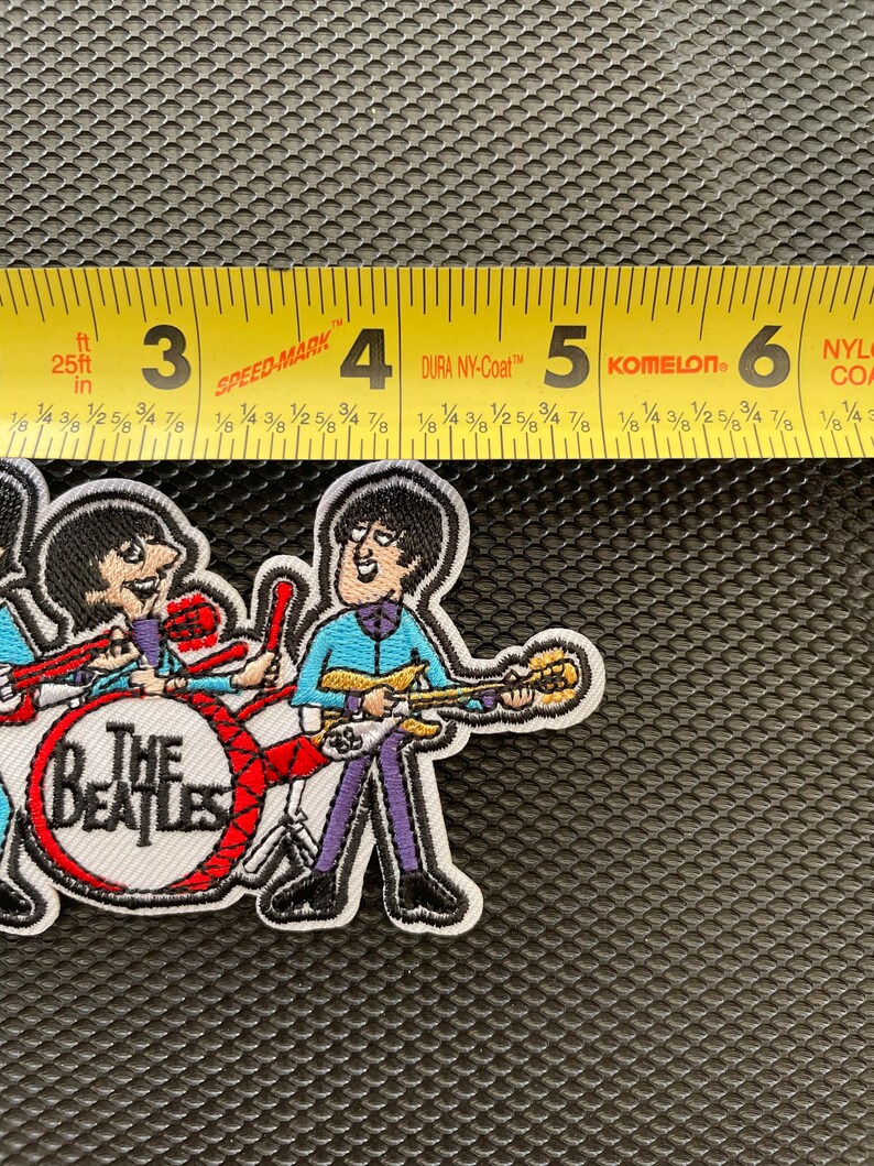 The Beatles Rock Band Vintage Embroidered Clothing Patch Etsy