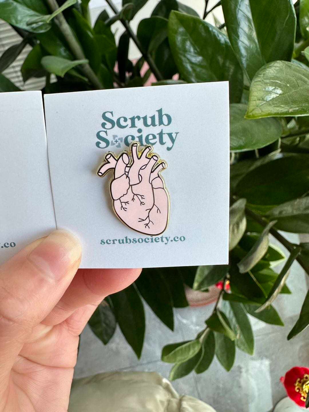 Heart of Rose Pin - Etsy