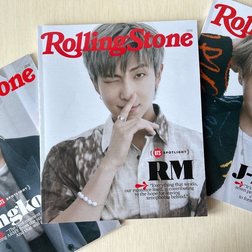 BTS Rolling Stone Magazine Prints Etsy