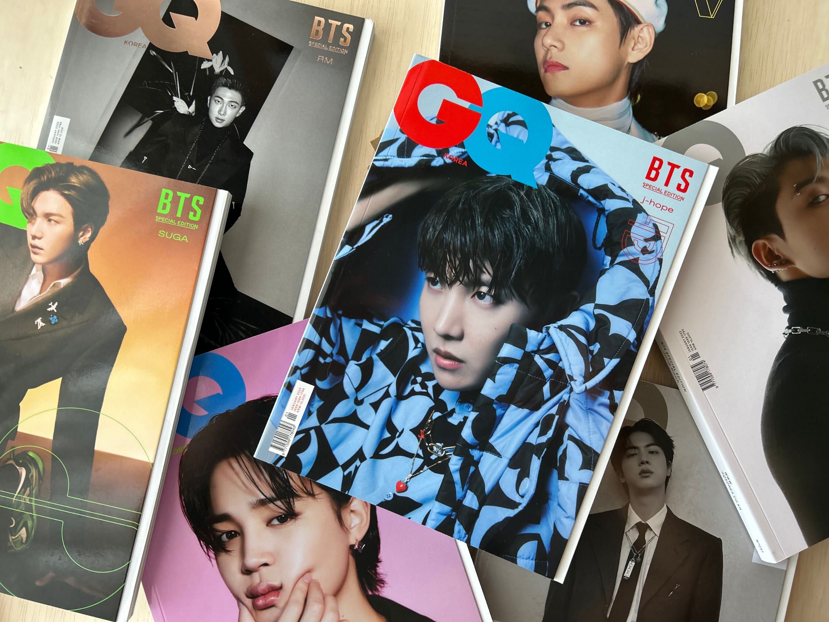 BTS GQ & VOGUE Korea Magazine January Issue Behind-The-Scene