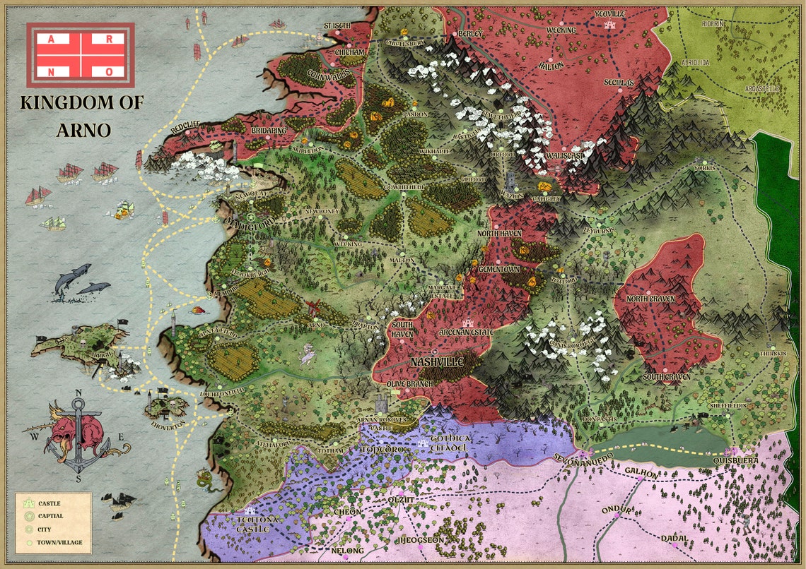 I Will Design Your Own D&D Map - Etsy Canada