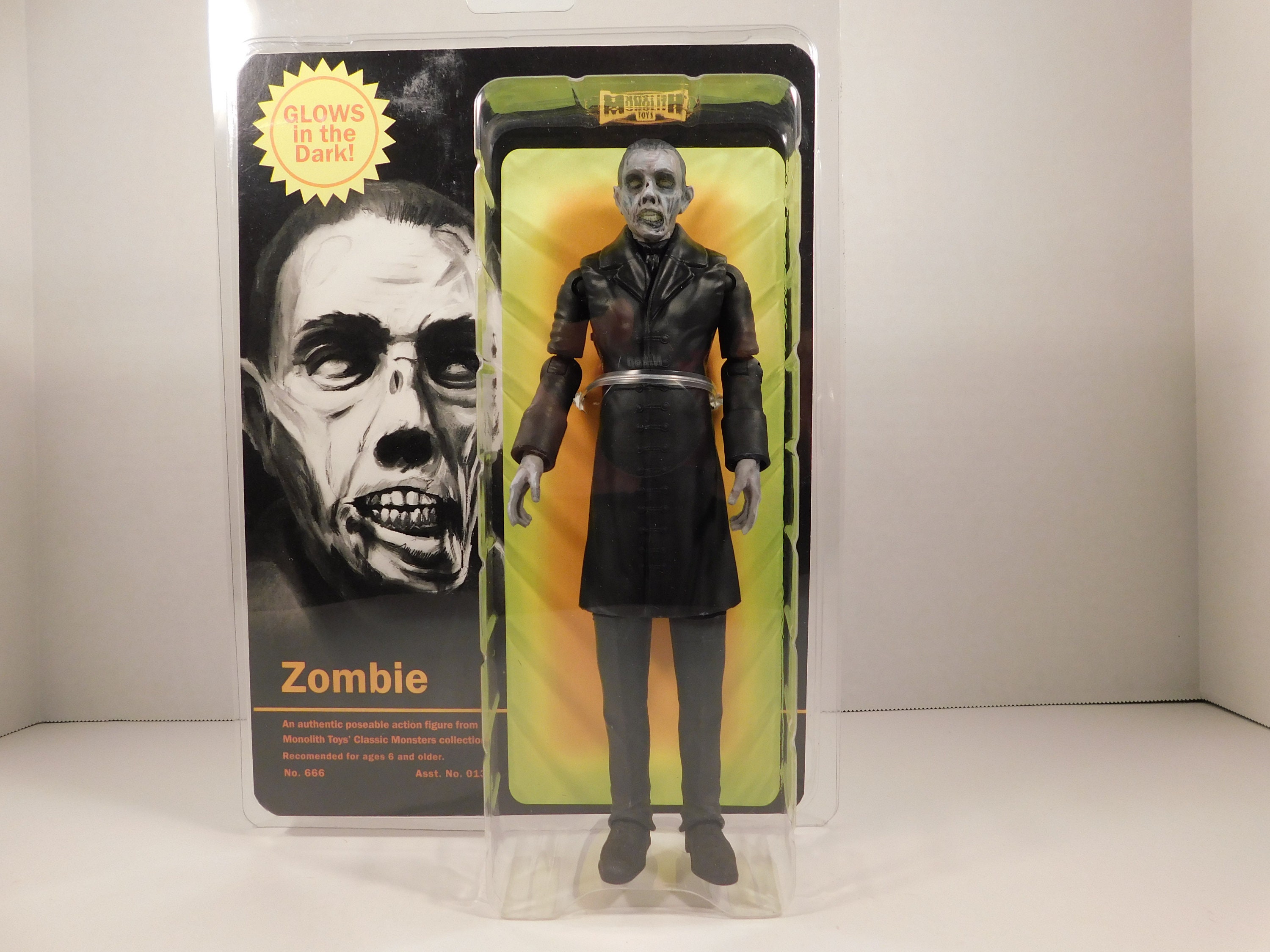 Zombie 8 Horror Action Figure Model Variant Non-glow - Etsy