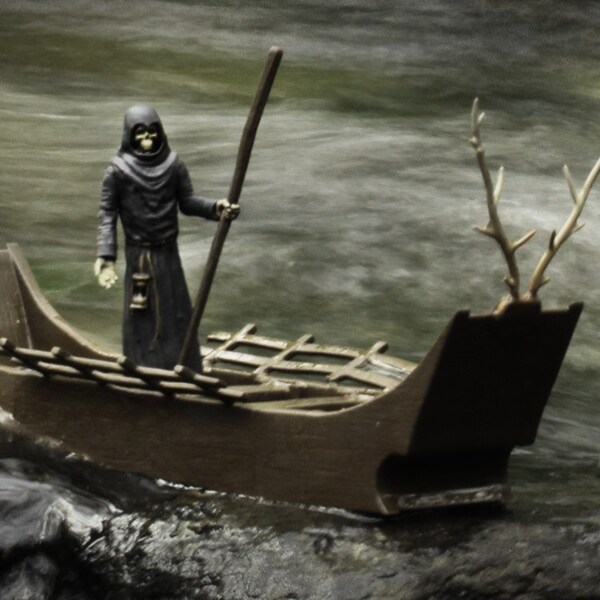 Inspiriert von den Teufeln Boatman Charon den Ferrymen Harryhausen Thomas