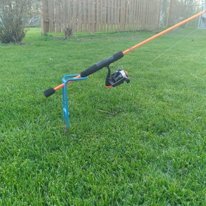 diy bank fishing rod holders for catfishing Bank Fishing Rod Holders