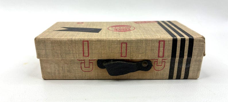 Vintage Vogue Ginny Doll Travel Suitcase Trunk Dolly Airlines Paris Brazil image 2