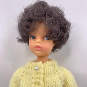 Vintage Tammy Sindy Clone Doll 11.5&quot; Bubble Cut Brunette Fashion Doll 1960&#39;s